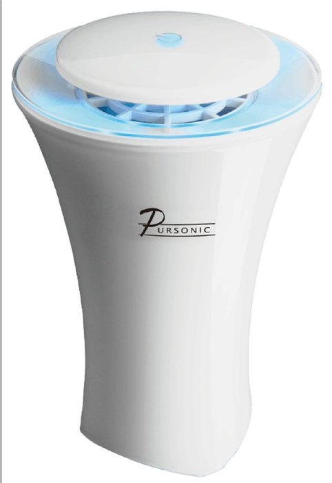 PURSONIC COMPACT AIR PURIFIER APC120 W/HEPA Filter HELPS WITH ALLERGIES BY PURIFYING 99% OF ODORS, POLLEN, & CIGARETTE... N2