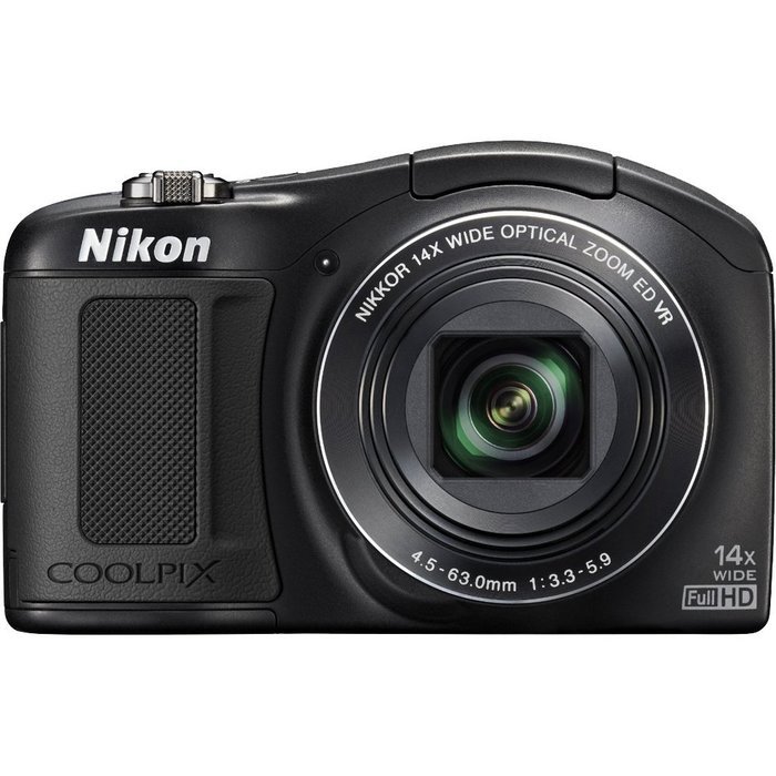 Nikon COOLPIX L620 18.1 MP CMOS Digital Camera with 14x Zoom Lens and Full 1080p HD Video (Black) (Certified Refurbished) N2