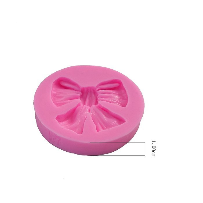 Wocuz WZ1233 Bow Shape Silicone Mold Fondant Mold Cupcake Cake Top Decoration Tool Cake Side Decorating Mold N2