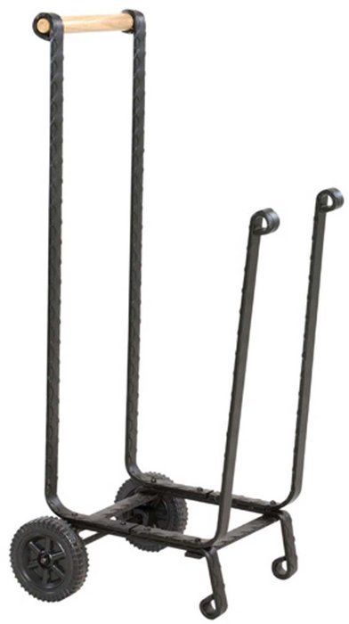 UniFlame Large Black Log Rack with Wheels