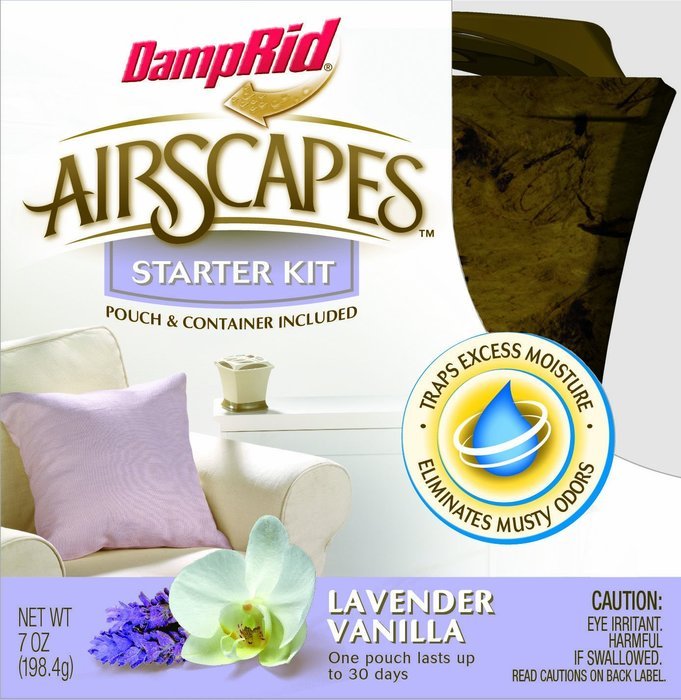 DampRid AS01WMFS Airscapes Dehumidifier Starter Kit, Fresh Scent