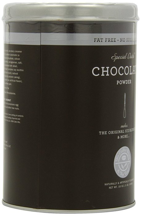 The Coffee Bean & Tea Leaf No Sugar Added Chocolate Powder, 16-Ounce Containers (Pack of 3) N7