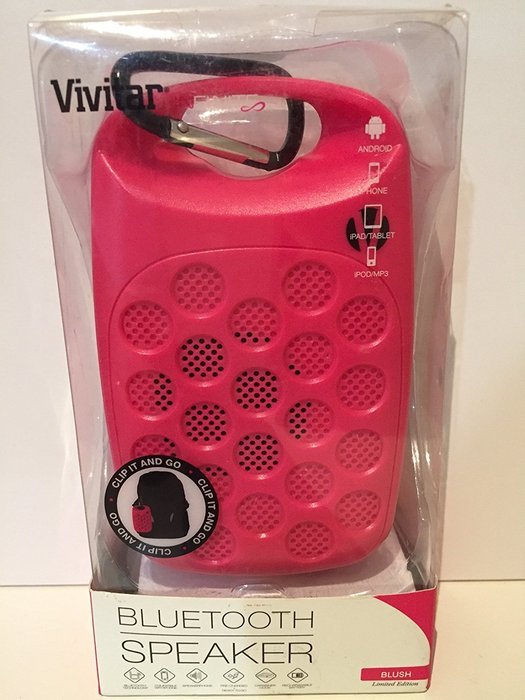 Vivitar Infinite Bluetooth Speaker - Pink - Limited Edition