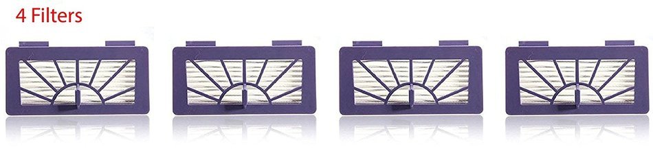 8 Pack Hepa Filter Replacement for Neato XV-15 XV-25 XV21 Vorwerk VR100 Vaccum By NISPIRA N3