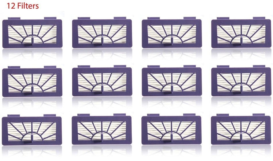 8 Pack Hepa Filter Replacement for Neato XV-15 XV-25 XV21 Vorwerk VR100 Vaccum By NISPIRA N4