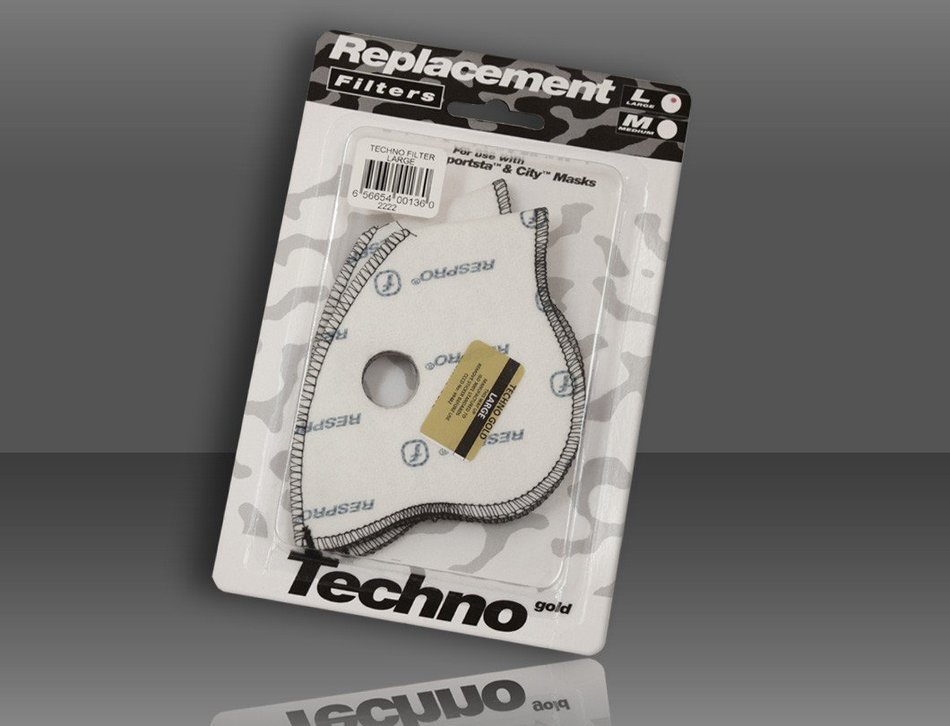 Techno Mask Replacement Filter - X-Large (2-Pack)