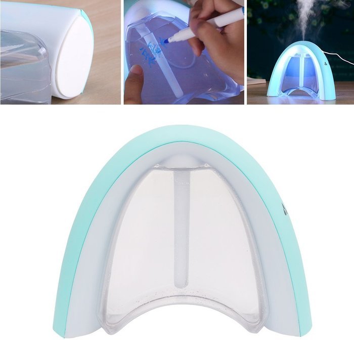 YiZYiF Mini Nightlight Air Humidifier USB Connection Message Board Atomizer Diffuser Mist Purifier Freshener