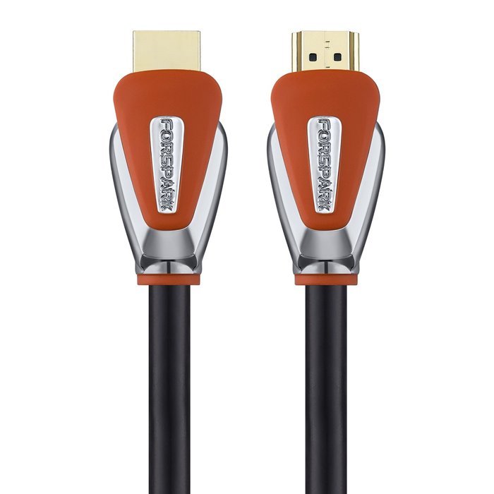 FORSPARK 5ft 4K-HDMI 2.0 Ultra Premium High Speed HDMI Cable,CL3，26AWG with Ethernet,Support 3D 4K 1080P ,Orange... N10
