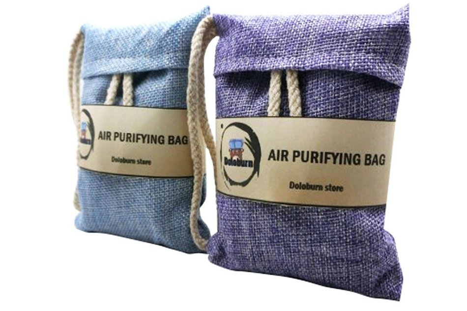 Clearance Sale - Doloburn Natural Auto Air Purifying Bamboo Charcoal Bags, Air Freshener - Removes Odors, Allergens... N3