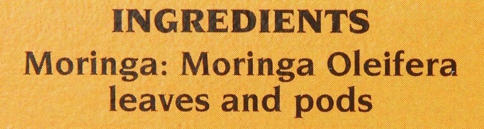 Bio Nutrition Moringa Tea Bags, 30 Count N3