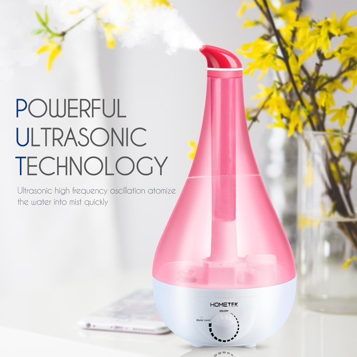Swan Shape Ultrasonic Cool Mist Humidifier Large Water Tank 360 Degree Rotation Low-Noise Quiet Air Purifier-Auto... N4