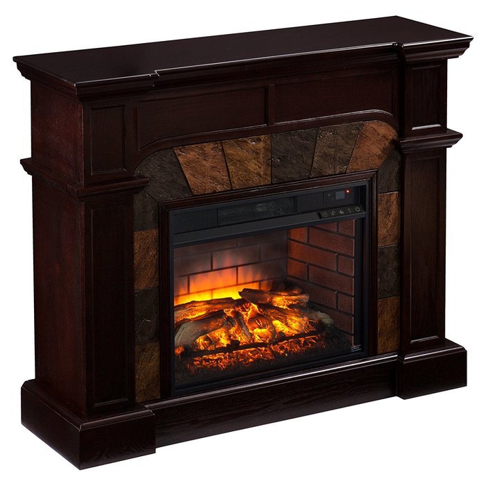 Southern Enterprises Cartwright Corner Infrared Electric Fireplace N7