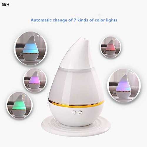 SEH- Air Humidifier.Essential Oil Diffuser,250ml USB Aroma Essential Oil Cool Mist Humidifier with Adjustable... N3