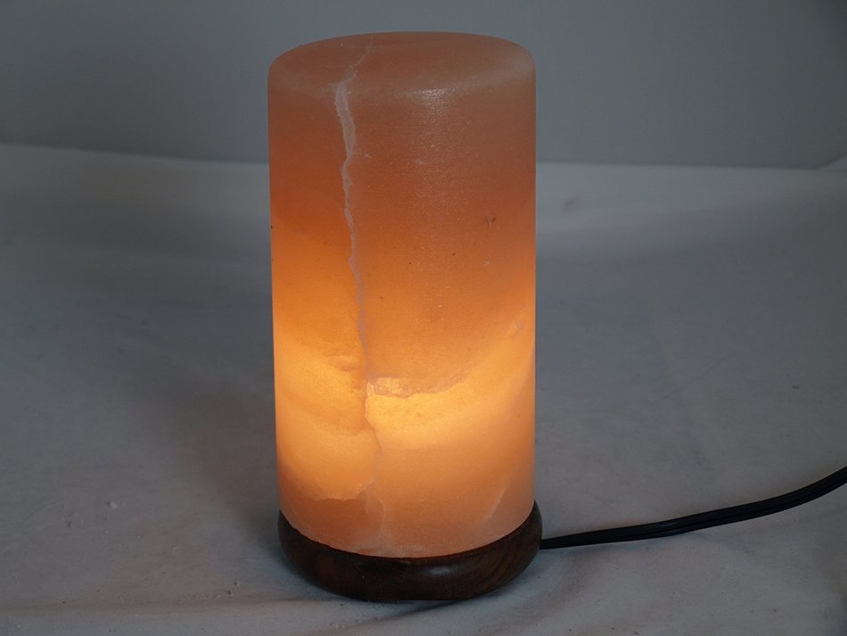 Himalayan Rock Salt Lamps Cylinder Shape 6~8Lbs
