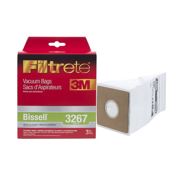 3M 3-Bag Bissell 3267 MicroAllergen Vacuum Bag by Filtrete