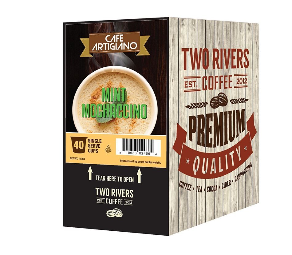 Caf&eacute; Artigiano Cappuccino Single-Cup Sampler Pack for Keurig K-Cup Brewers 40 Count N9