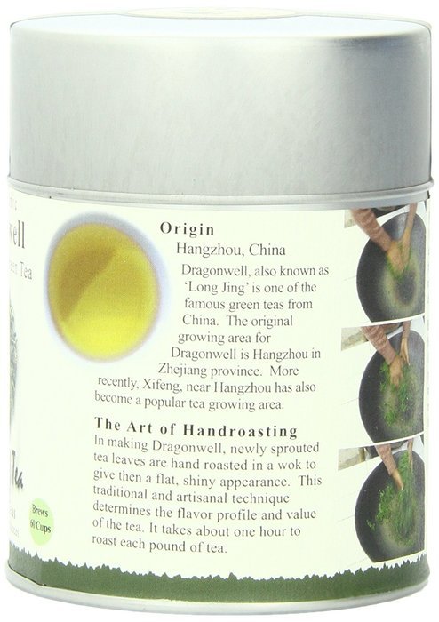 The Tao of Tea, Dragonwell Green Tea, Loose Leaf, 3 Ounce Tin