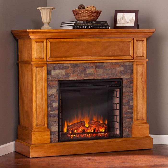 Southern Enterprises Rosedale Convertible Electric Fireplace N3