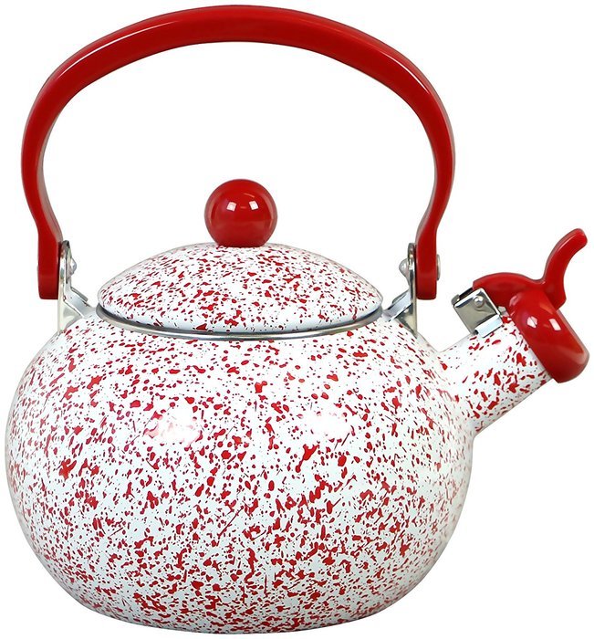 Calypso Basics 36960 Whistling Teakettle, Red