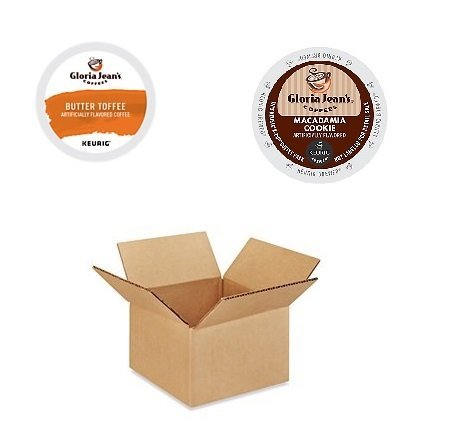 30 Count - Gloria Jean's Variety Flavored Coffee Pack K-Cups For Keurig K Cup Brewers and 2.0 Brewers - (5 flavors... N2