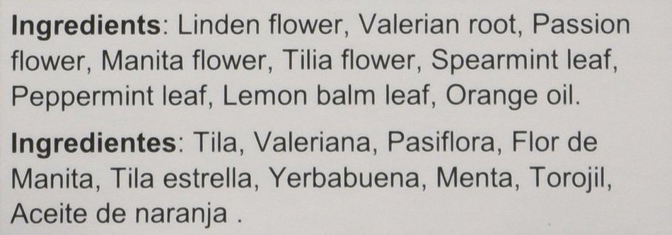 Tadin Seven Blossoms Tea To bed Time 24 Bags - Te Para Dormir N3
