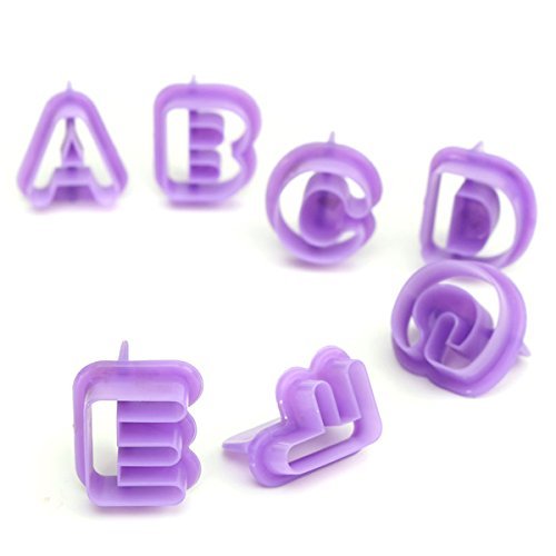 40PCS Plastic Alphabet Letter Cake Biscuit Baking Mould Fondant Cookie Cutters shopping N4