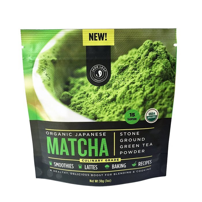 Jade Leaf - Organic Japanese Matcha Green Tea Powder, Culinary Grade (For Blending & Baking) &ndash; [30g Starter Size] N6