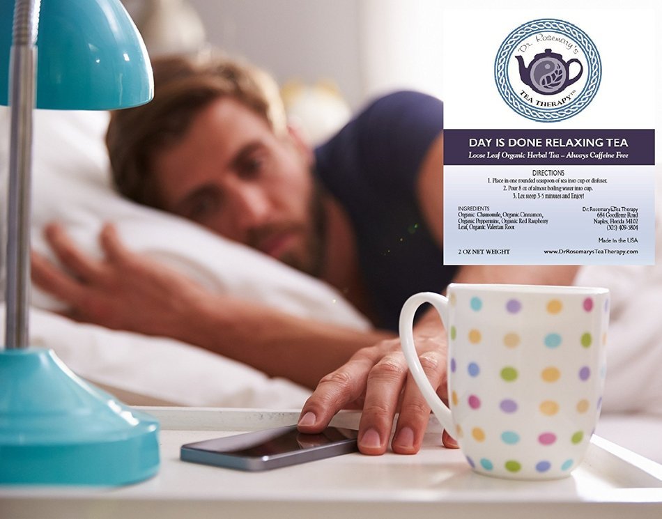 Sleep Tea Aid For Insomnia Day Is Done Relaxing Blend Organic