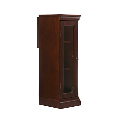 Cherry Media Console Electric Fireplace TV Stand N2