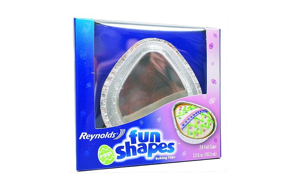 Reynolds Fun Shapes Baking Cups Easter Egg Shaped 24 Ct N3