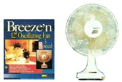 Breeze'n Oscilating Desk Fan 12"