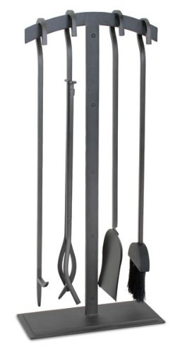 Pilgrim Home and Hearth 18089 Shadow Iron Fireplace Tool Set, Natural Iron