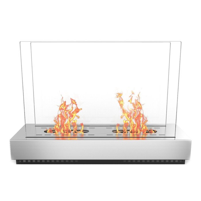 Elite Flame Phoenix Free Standing Ventless Ethanol Fireplace N2