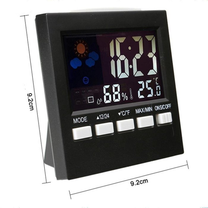 Weather Channel Thermometer, Professional Wireless Weather Station with Temperature, Humidity, Forecast, Clock... N7
