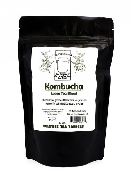 Kombucha Loose Leaf Tea Blend, Hand Blended 4-Ounces Keemun Black & 4-Ounces China Young Hyson Green Tea for Brewing... N4