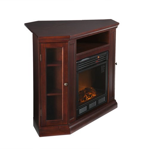 Cherry Media Console Electric Fireplace TV Stand N3