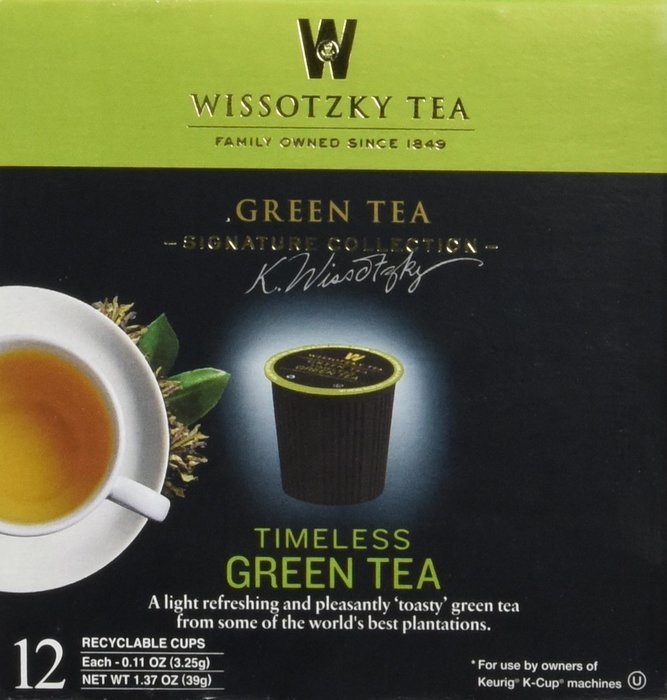 Wissotzky Tea Spiced Citrus Nana Mint Herbal Single Serve Cups for Keurig K Cups, 12 Count N7