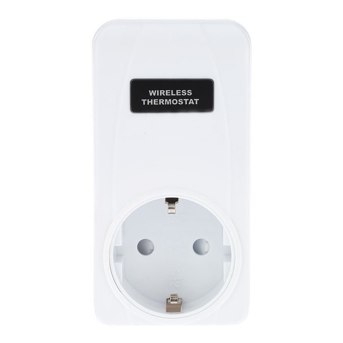 Hense Mini Digital Wireless Remote Control Plug In Thermostat Hydroponic Temperature Indoor Humidity MeterHT21... N5