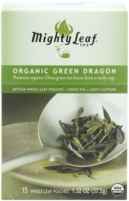 Mighty Leaf Tea Organic Green Dragon Tea, 15-Count Whole Leaf Pouches (Pack of 3) N5