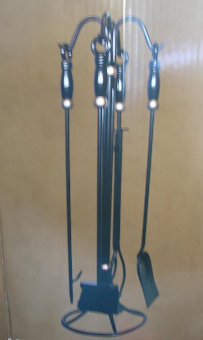 Pleasant Hearth GHP Elbridge 5 Piece Bronze Finish Fireplace Tool Set 985