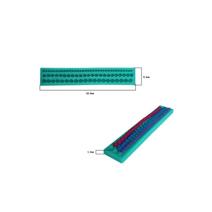 Cutoy Long Pearl Design Silicone Cake Fondant Chocolete Jello Soap Candy Gum Paste Molds Clay Moulds DIY Decorating... N3