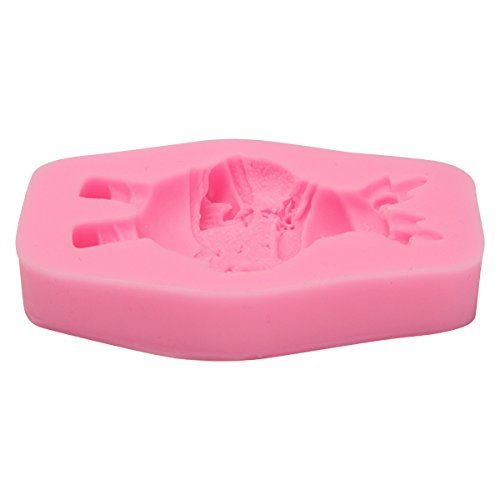 "dipshop Christmas Santa Elk Deer Silicone Mold Fondant Cake Mould" shopping N3