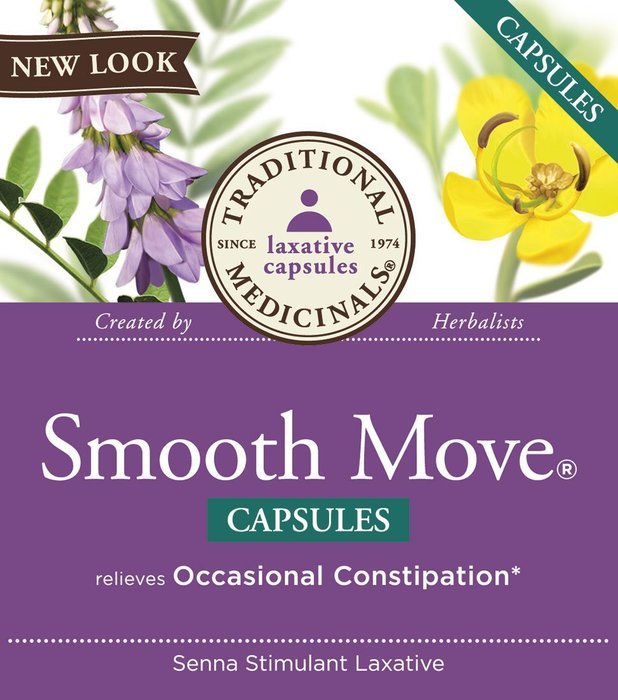 Traditional Medicinals Smooth Move Senna Capsules, 50 Count N6