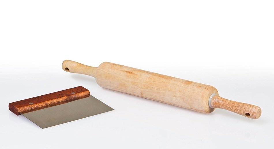 Grandma's How to Make a Pie Kit , Bundle includes Baking Tools : Rolling Pin, Pastry Blender , Pastry Scraper,... N6