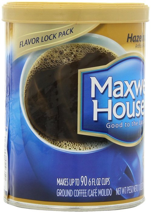 Maxwell House Hazelnut Ground Coffee, 11-Ounce Cannister (Pack of 3) N6