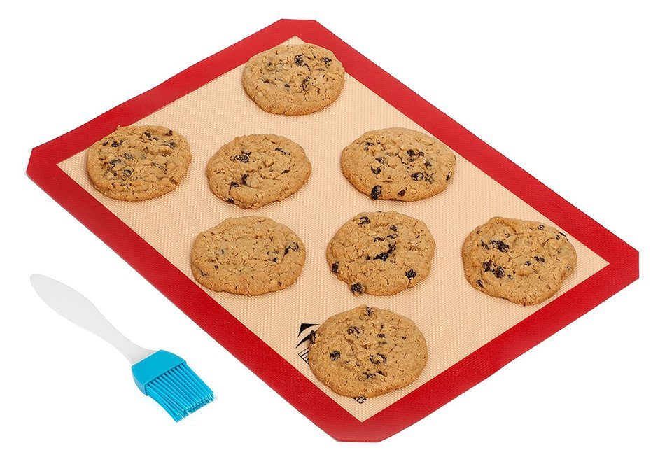 SAHE Premium Professional Food Grade Quality Non Stick Silicone Baking Mat & Mats Sheets Supplies bakeware (2)... N6