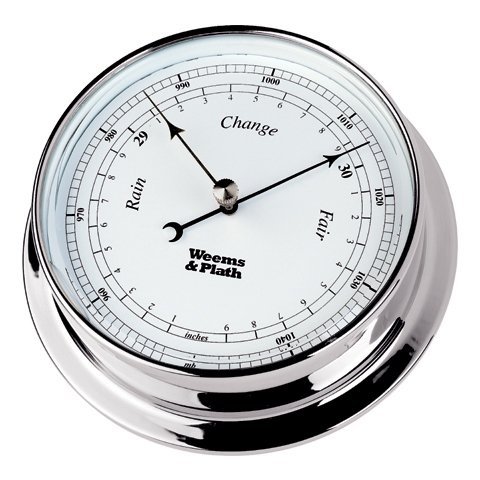 Weems & Plath Endurance Collection 125 Barometer (Chrome)