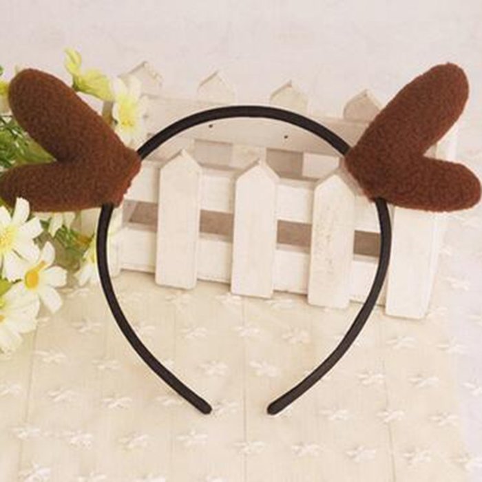 Yaheeda Women Hair Band Headwear,Cute Fawn Cat Ox Ear Shape Solid Headband for Women and Girls