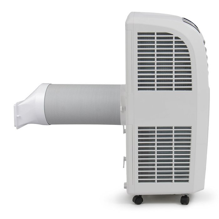 Della 8,000 BTU Portable Air Conditioner Cooling Fan Dehumidifier A/C Remote Control + Window Vent Kit, White
