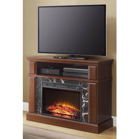 41" Whalen Fireplace TV Stand Cherry Finish, Heat Or Without Heat, Upto 50" TV N2